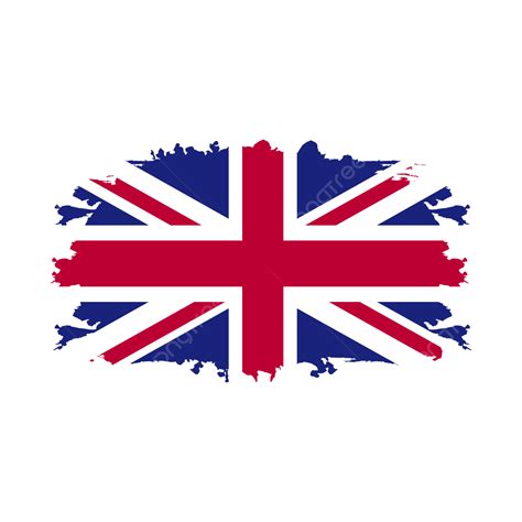 Gambar Gambar Hd Desain Latar Belakang Transparan Bendera Inggris, Sikat Bendera Inggris, Uk ...