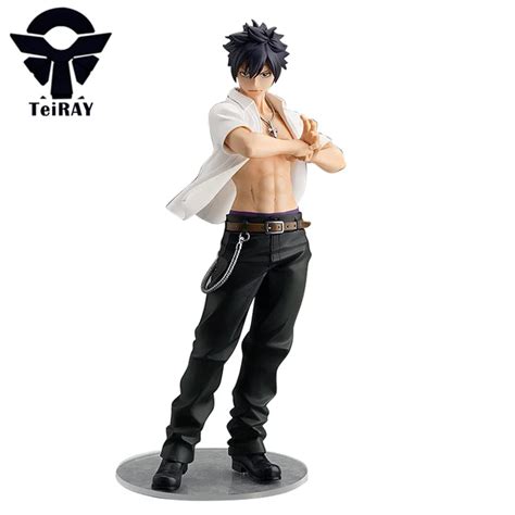 Japan Anime Fairy tail Gray Fullbuster pvc action figure collection ...