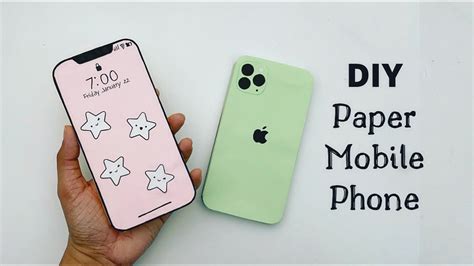 How To Make Paper iPhone / Paper Craft / Paper Mobile Phone / 1 minute video / shorts - YouTube