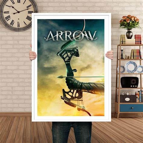 Arrow Poster - TV Poster Movie Poster Art Home Decor Bedroom Poster ...