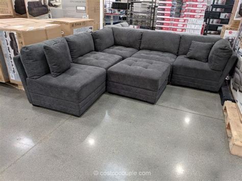 6-Piece Fabric Modular Sectional Costco | Modular sectional, Living ...