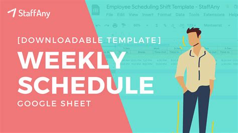 [Download] Free Weekly Roster Google Sheets Template for Scheduling Hourly Work - StaffAny