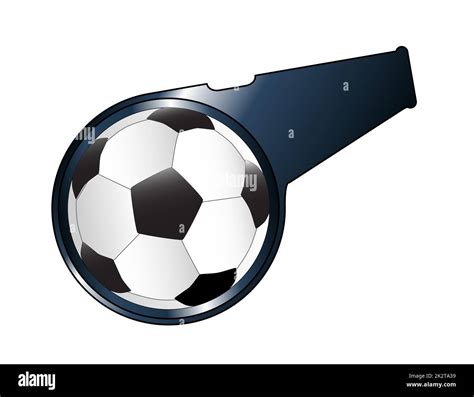 Soccer Football Referee Whistle Stock Photo - Alamy