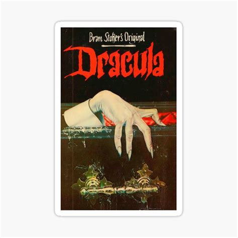 "Bram Stoker Dracula" Sticker for Sale by sesuatuyangin | Redbubble