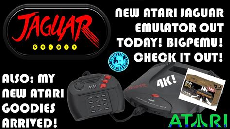 New Atari Jaguar Emulator Out Today! BIGPEMU! Also: My Atari Goods ...