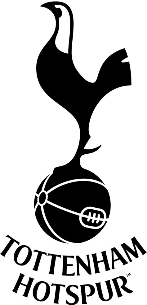 Tottenham Hotspur Logo Black and White – Brands Logos