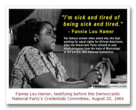 Fannie Lou Hamer Quotes. QuotesGram