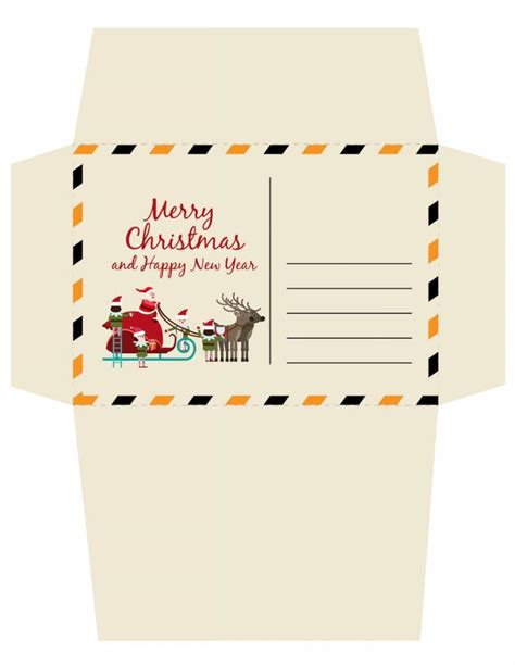 Santa Claus Free Printable Envelope