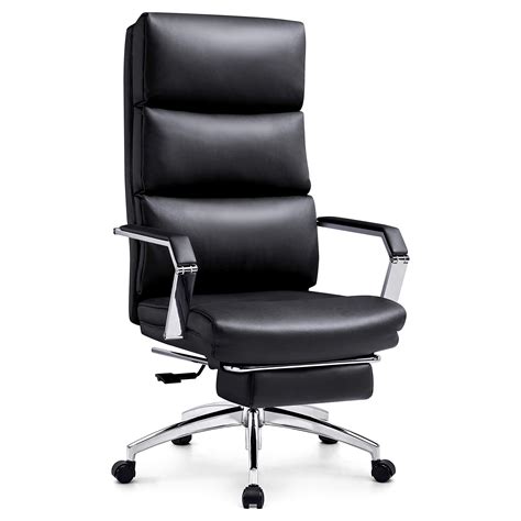 Buy Ticova Executive Office Chair - High Back Rocking PU Leather Office ...