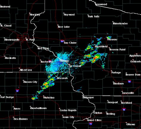 Interactive Hail Maps - Hail Map for Necedah, WI