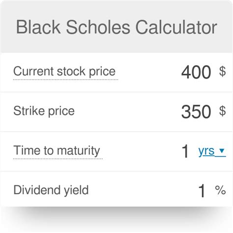 Black scholes online calculator - HoudeanMakoto