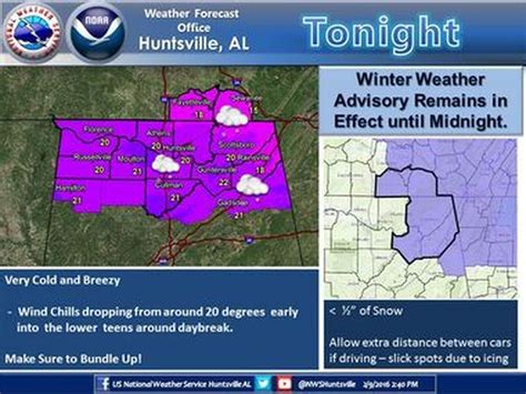 North Alabama winter weather advisory extended, expanded - al.com