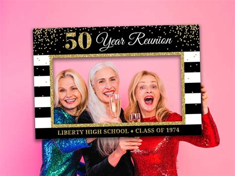 Class Reunion Selfie Frame Class Reunion Photo Booth Class - Etsy