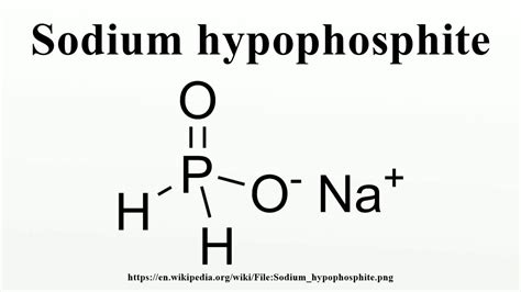 Sodium hypophosphite - YouTube