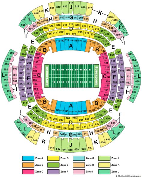 Mercedes-Benz Superdome Seating Chart | Mercedes-Benz Superdome Event ...