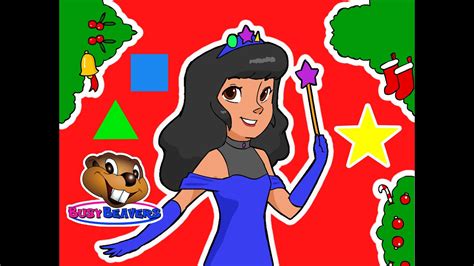 “Princess Shapes Christmas“ | Busy Beavers Christmas, Babies, Toddlers, Preschool Lessons - YouTube