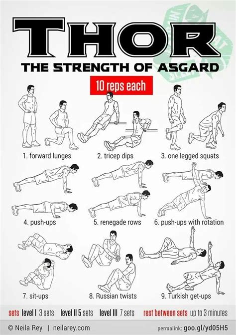 Thor workout Hero Workouts, Gym Workouts, At Home Workouts, Workout ...