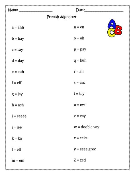 French Numbers Worksheet | Elementary | Canada - Worksheets Library