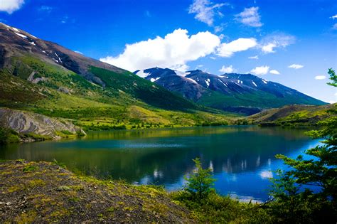 Photo Chile Patagonia Nature Mountains Sky Lake landscape