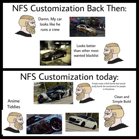 NFS Customization Nowadays. Hoping some Future NFS games would be much more detailed ...