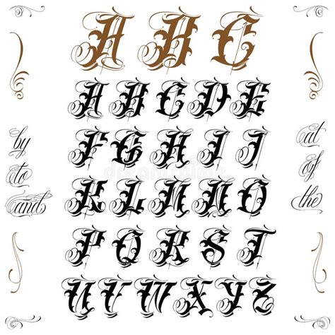 Gangster Old English Letters Font