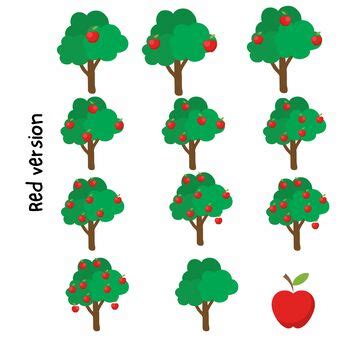 Apples Counting Clipart | Fall by Perfect kindergarten | TPT