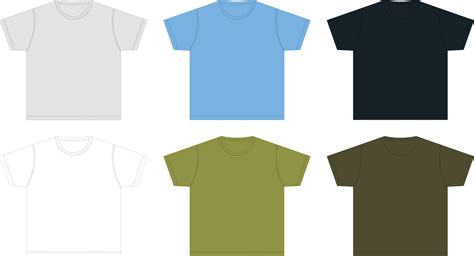 Clipart - XL-size Blank T-shirt Template