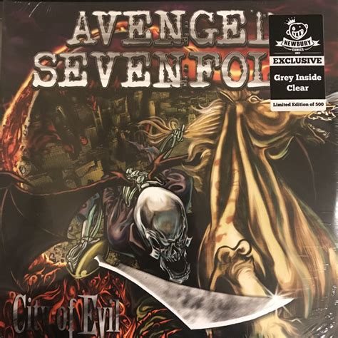 Avenged Sevenfold - City Of Evil (2019, Clear with Grey inside, Vinyl) | Discogs