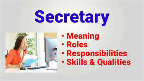 Secretary job description | secretary roles responsibilities duties ...