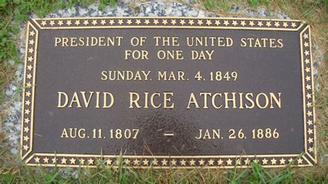 President for a day: The story of David Rice Atchison | KLBK | KAMC ...