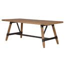 industrial dining trestle table by out there interiors | notonthehighstreet.com