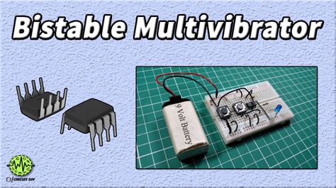 Bistable Multivibrator using 555 Timer