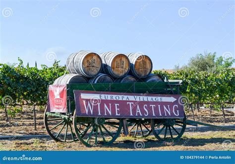 Europa Village Wine Tasting Editorial Stock Image - Image of grape, wine: 104379144