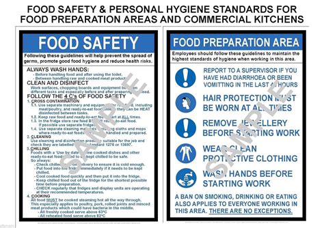 Health Safety X A Laminated Commercial Kitchen Signs Food | SexiezPicz Web Porn