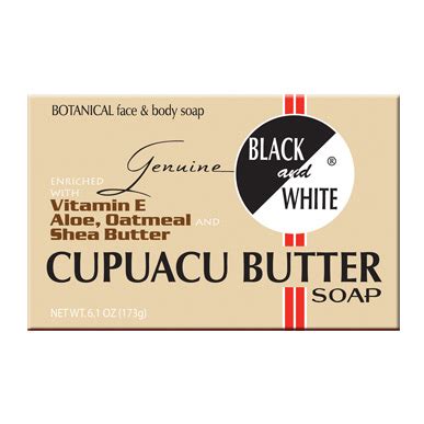 BLACK and WHITE Cupuacu Butter Soap - J. Strickland Hair Care Products