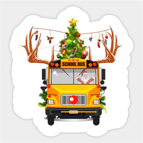 christmas school bus - Clip Art Library