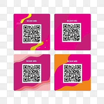 Flat Qr Code Label, Qr Code, Simple, Scan Code PNG and Vector with Transparent Background for ...