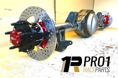 Half Cambered Half Straight Floating Billet Axles and Hub Kit - Fitted to Diff - Pro1 Race Parts ...