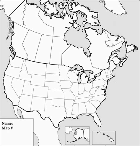 Us Canada Map Outline