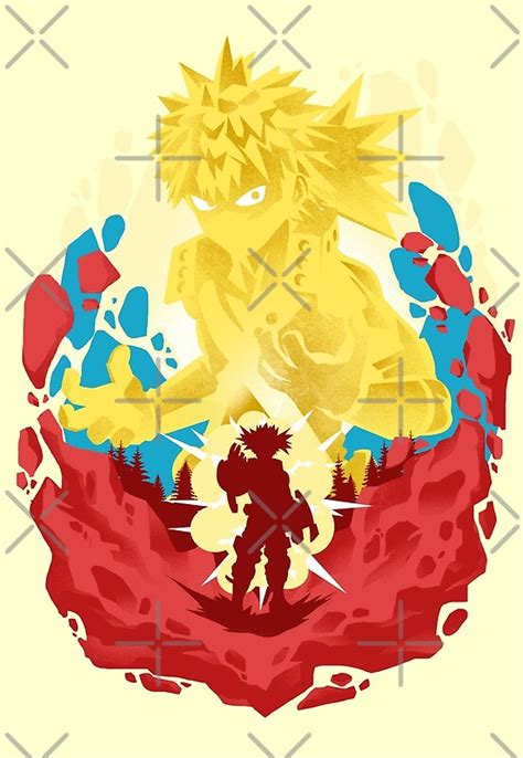 "Explosion Bakugo" by Hypertwenty Designs | Redbubble