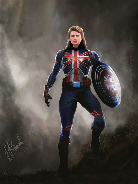 ArtStation - Captain Peggy Carter / What If Peggy became Captain ...