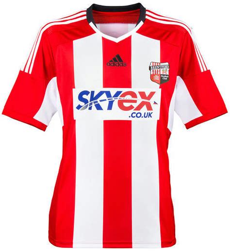 New Adidas Brentford FC 14-15 Home Kit Released - Footy Headlines