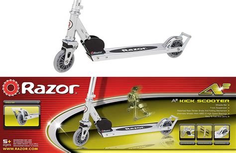 Razor A2 in Kick Scooter Clear Black: The Children Portable and Folding Scooters- KR | Kick ...