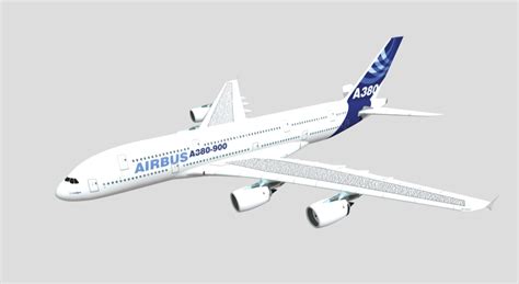 Airbus A380 Model - DownloadFree3D.com