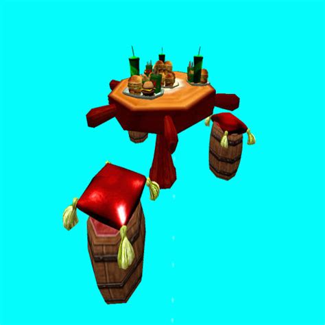 Second Life Marketplace - The Krusty Krab Table & Seats Rezzer (1)