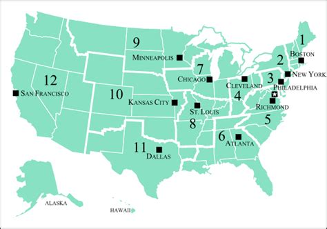 Appendix B: Federal Reserve Districts Map