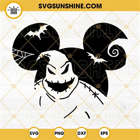 Oogie boogie SVG, Mouse Ears Oogie Boogie SVG PNG DXF EPS Cut File ...