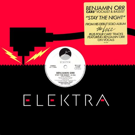 Benjamin Orr - Stay The Night (1986, Vinyl) | Discogs