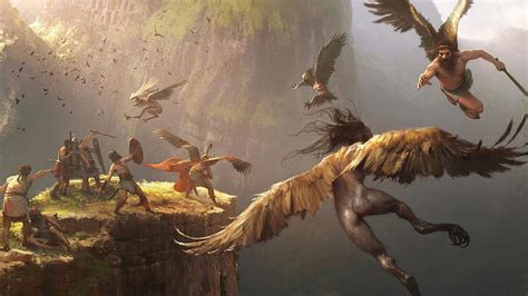 Wings fantasy art artwork harpy greek mythology 75327 [1920x1080] for ...