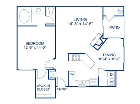 Bloom Apartments Floor Plans | Las Vegas, NV Apartment floor layout